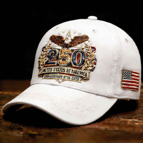 2026 American 250th Anniversary Baseball Cap Suitable For Men & Women - Adjustable Unisex Embroidered Hat