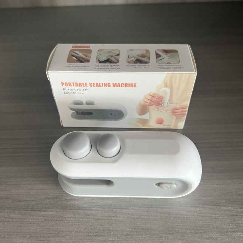 Mini 2 In 1 Sealer Heat Sealer Bag Opening Machine For Snacks Home USB Sealer Vacuum Sealer Snacks Plastic Bag Heat Sealer