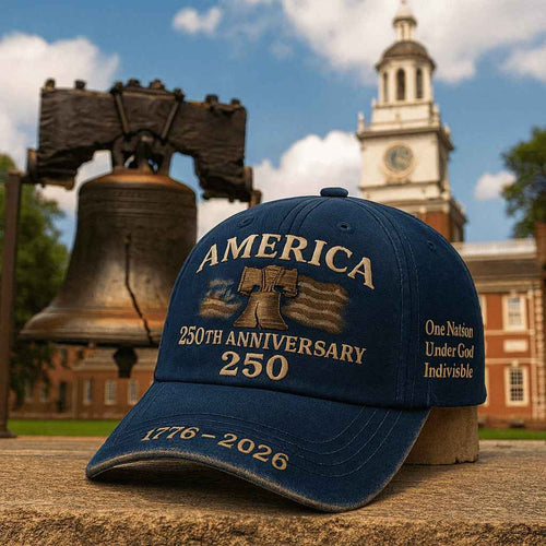 2026 American 250th Anniversary Baseball Cap Suitable For Men & Women - Adjustable Unisex Embroidered Hat